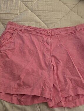 crown & ivy Curvy Caroline Pink Shorts NWT